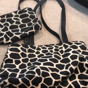 4/$20 Lancôme small shoulder bag and cosmetic bag